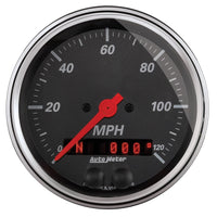 Thumbnail for Autometer Designer Black 3-3/8in Electric 120MPH GPS Speedometer