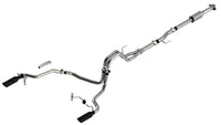 Thumbnail for Borla F-150 2021 2.7L/3.5L 4dr CC SB EC STB Lari/King R/Plinum/LTD 3/2.25 SRE CB AK BLK CHR Tips