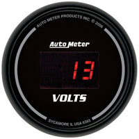 Thumbnail for AutoMeter Gauge Kit 5 Pc. 3-3/8in. & 2-1/16in. Elec Speedo Digital Black Dial W/ Red Led
