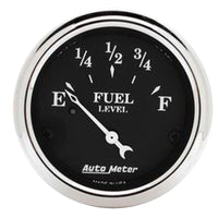 Thumbnail for Autometer 2 1/16in Old Tyme 0-30 Ohm Electronic Fuel Level Gauge - Black