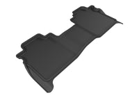 Thumbnail for 3D MAXpider 2016-2019 Nissan Titan Crew Cab Kagu 2nd Row Floormats - Black