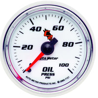 Thumbnail for Autometer C2 52mm Mechanical 0-100 PSI Oil Pressure Gauge