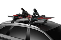 Thumbnail for Thule SnowPack Extender Slide-out Ski/Snowboard Rack (Up to 6 Pair Skis/4 Snowboards) - Black