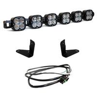 Thumbnail for Baja Designs 2021+ Ford Bronco 6 XL Linkable Light Bar Kit Steel Bumper Mount w/Upfitter