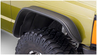 Thumbnail for Bushwacker 84-01 Jeep Cherokee Flat Style Flares 4pc - Black