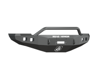 Thumbnail for Road Armor 10-18 Ram 2500 Stealth Front Winch Bumper w/Pre-Runner Guard - Tex Blk