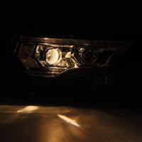 Thumbnail for AlphaRex 14-22 Toyota 4Runner PRO-Series Projector Headlights Black w/Seq. Sig. + DRL