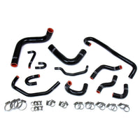 Thumbnail for HPS Reinforced Black Silicone Radiator + Heater Hose Kit Coolant for Toyota 89-92 4Runner 3.0L V6 Left Hand Drive