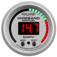 Thumbnail for Autometer Ultra-Lite 52mm Air/Fuel Ratio Pro Plus Digital w/ Peak & Warning Gauge