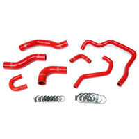 Thumbnail for HPS Reinforced Red Silicone Radiator + Heater Hose Kit Coolant for Toyota 89-95 4Runner 22RE Non Turbo EFI LHD