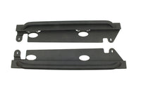 Thumbnail for Fishbone Offroad 07-18 Jeep Wrangler JK 2 Door Rubicon Steel Rock Slider - Black Textured Powdercoat