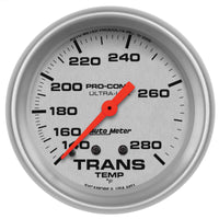 Thumbnail for Autometer Ultra-Lite 66.7mm Mechanical 140-280 Degree F Transmission Temperature Gauge
