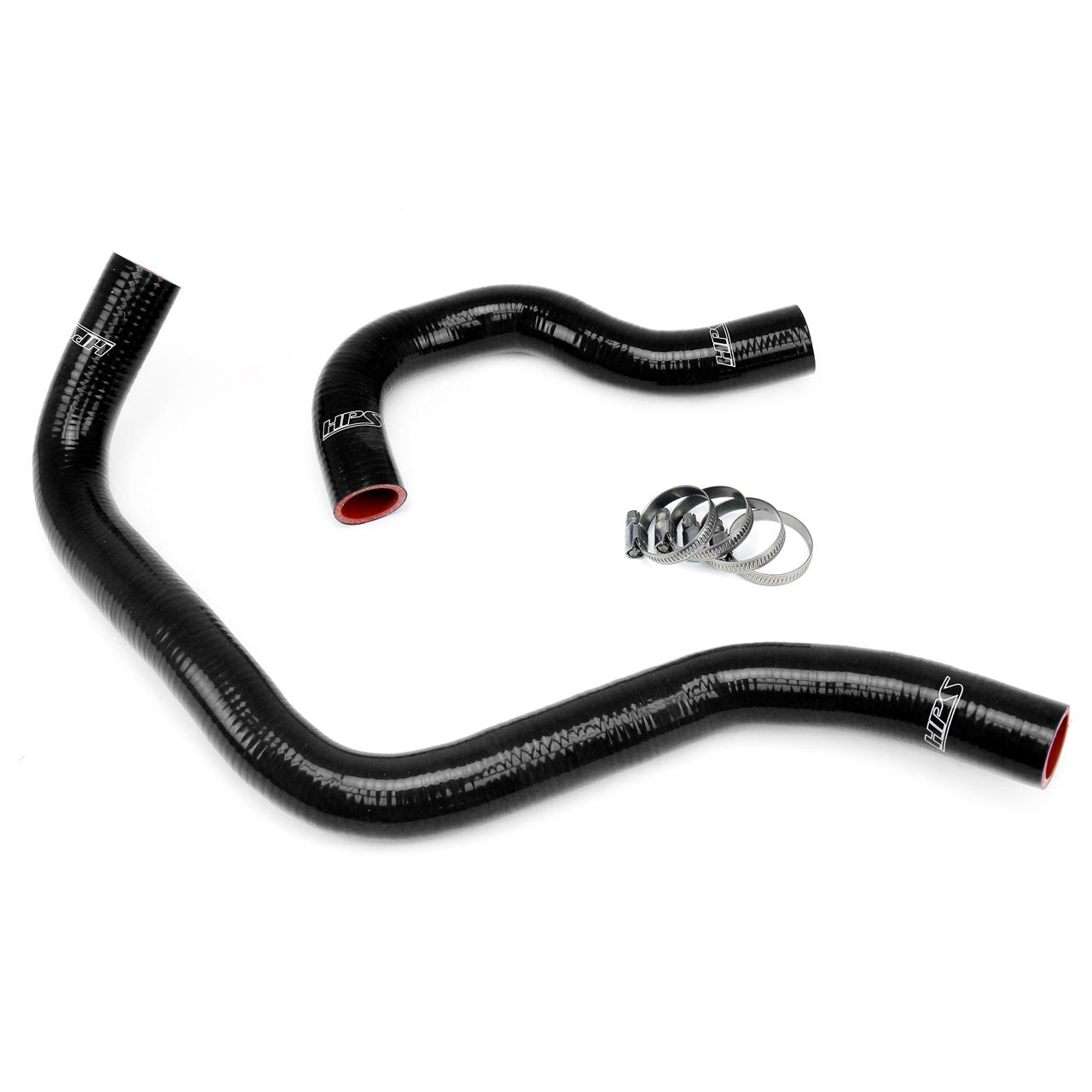 HPS Black Reinforced Silicone Radiator Hose Kit Coolant for Acura 90-93 Integra B18 B20