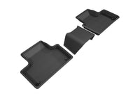 Thumbnail for 3D MAXpider 2018-2020 Volvo XC60 Kagu 2nd Row Floormats - Black
