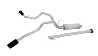 Thumbnail for Gibson 15-20 Ford F-150 2.7/3.5/5.0L 3in/2.5in Cat-Back Dual Extreme Exhaust Stainless - Black Elite