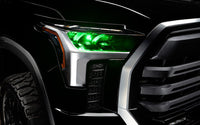 Thumbnail for Oracle 2022+ Toyota Tundra ColorSHIFT RGB Demon Eye Headlight Upgrade Kit SEE WARRANTY