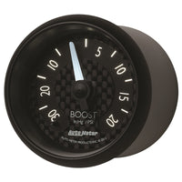 Thumbnail for Autometer GT Series 52mm Mechanicl 30 In Hg/20 psi Vacuum/Boost Gauge
