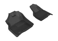 Thumbnail for 3D MAXpider 2009-2012 Dodge Ram 1500 Regular Cab Kagu 1st Row Floormat - Gray
