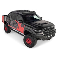 Thumbnail for Go Rhino 16-23 Toyota Tacoma DC Ceros Low Profile Roof Rack - Tex. Blk