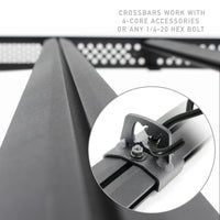 Thumbnail for Go Rhino 19-21 Toyota Tundra CrewMax Ceros Low Profile Roof Rack - Tex. Blk