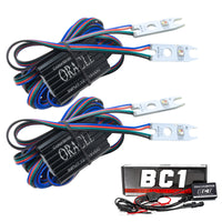 Thumbnail for Oracle 15-17 Ford F-150 Headlight DRL Upgrade Kit - ColorSHIFT w/ BC1 Controller SEE WARRANTY