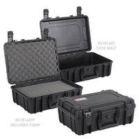Thumbnail for Go Rhino XVenture Gear Hard Case w/Foam - Medium 18in. / Lockable / IP67 - Tex. Black
