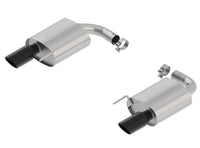 Thumbnail for Borla Atak S Rear Section 15-17 Ford Mustang GT 5.0L V8 MT/AT 2.5in pipe 4in tip (Black Chrome)