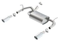 Thumbnail for Borla 12-14 Jeep Wrangler JK 2Dr & 4Dr Rear Section ATAK Single Sqaure Rolled Angle-Cut Exit Exhaust