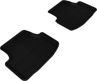 Thumbnail for 3D MAXpider 2015-2018 Volkswagen Golf Kagu 2nd Row Floormats - Black