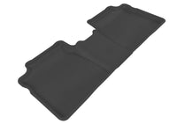 Thumbnail for 3D MAXpider 2010-2015 Toyota Prius Kagu 2nd Row Floormats - Black