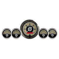 Thumbnail for AutoMeter Gauge Kit 5 Pc. 3-3/8in. & 2-1/16in. Elec. Speedometer Cruiser Ad