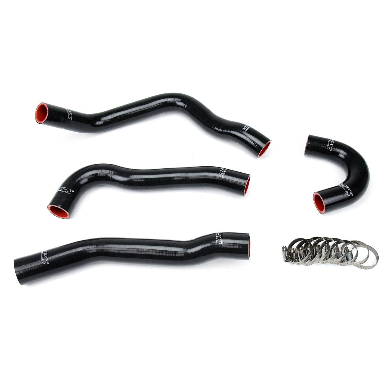 HPS Black Reinforced Silicone Radiator Hose Kit Coolant for Mitsubishi Lancer EVO 10