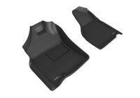 Thumbnail for 3D MAXpider 2009-2012 Dodge Ram 1500 Regular Cab Kagu 1st Row Floormat - Black