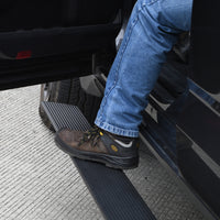 Thumbnail for RealTruck 20-24 Jeep Gladiator CC 4dr VoltStep Electric Running Board Kit (Cut/Drill Req.) - Tex Blk