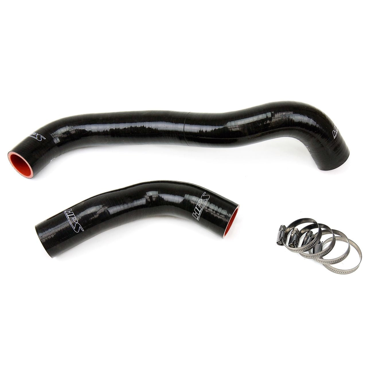 HPS Reinforced Black Silicone Radiator Hose Kit Coolant for Mazda 89-92 RX7 FC3S 1.3L NA Turbo