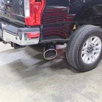 Thumbnail for Banks Power 2017 Ford 6.7L 5in Monster Exhaust System - Single Exhaust w/ Chrome Tip