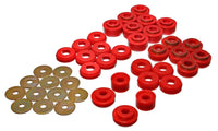 Thumbnail for Energy Suspension Chevrolet 4 door Red Body Mounts (Recommended for Police/Taxi/Race)