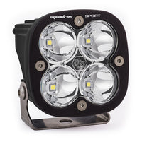 Thumbnail for Baja Designs Squadron Sport Spot Pattern Black LED Light Pod - Clear