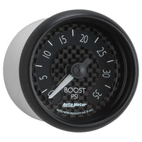Thumbnail for Autometer GT Series 52mm Mechanical 0-35 psi Boost Gauge