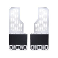 Thumbnail for Putco 14-20 Chevrolet Silverado LD / GMC Sierra LD - Set of 2 Mud Skins - Brushed SS w/ Hex Shield