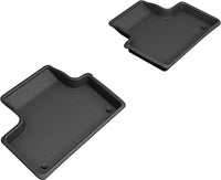 Thumbnail for 3D MAXpider 18-21 Volvo XC60 T8 Twin Engine Kagu 2nd Row Floormats - Black