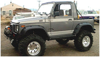 Thumbnail for Bushwacker 86-95 Suzuki Samurai Pocket Style Flares 4pc - Black