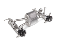 Thumbnail for Akrapovic 16-17 Ferrari 488 GTB/488 Spyder Slip-On Line (Titanium) w/ Carbon Tips