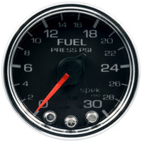 Thumbnail for Autometer Spek-Pro Gauge Fuel Press 2 1/16in 30psi Stepper Motor W/Peak & Warn Blk/Chrm