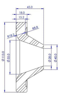 Thumbnail for SuperPro 18-23 Jeep Wrangler JL Rear Upper Spring Pad Spacer - 50mm/2in Lift (Single)
