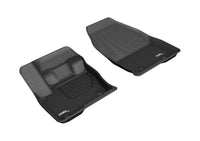 Thumbnail for 3D MAXpider 2016-2020 Lincoln Nautilus/Mkx Kagu 1st Row Floormat - Black