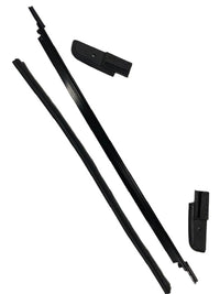 Thumbnail for Rampage 2018+ Jeep Wrangler JL (2 & 4 Door) Soft Top Tailgate Bar - Black