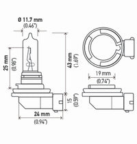 Thumbnail for Hella H9 12V 65W PGJ19-5 HP 2.0 Halogen Bulbs