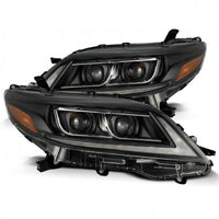 Thumbnail for AlphaRex 11-21 Toyota Sienna PRO-Series Proj Headlights Plank Style Black w/Seq Signal/DRL