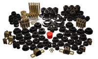 Thumbnail for Energy Suspension 97-06 Jeep Wrangler TJ (w/ 1in Body Lift Kit) Black Hyper-Flex Master Bushing Set